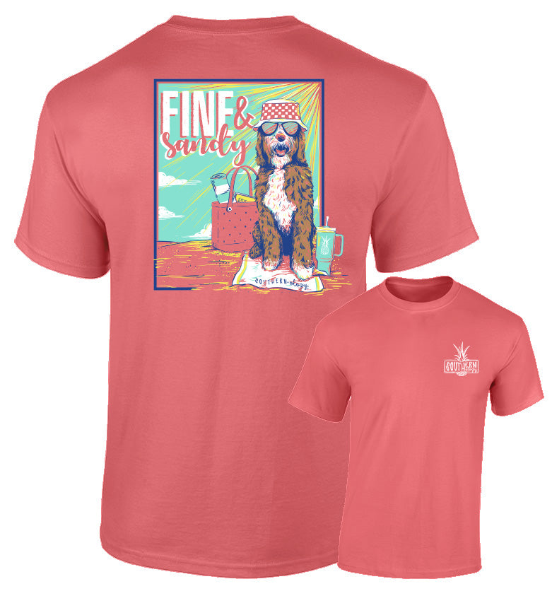 Southernology -Fine and Sandy Tee Shirt (Lead Time 2 Weeks)