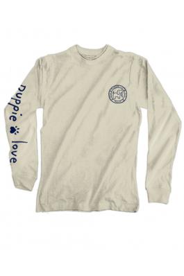 High Tides & Good Vibes Pup Long Sleeve Tee By Puppie Love (Pre-Order 2-3 Weeks)