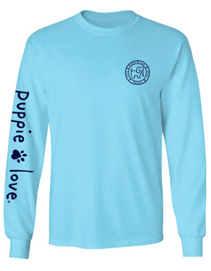 Beach Ornament Pup Long Sleeve Tee By Puppie Love (Pre-Order 2-3 Weeks)