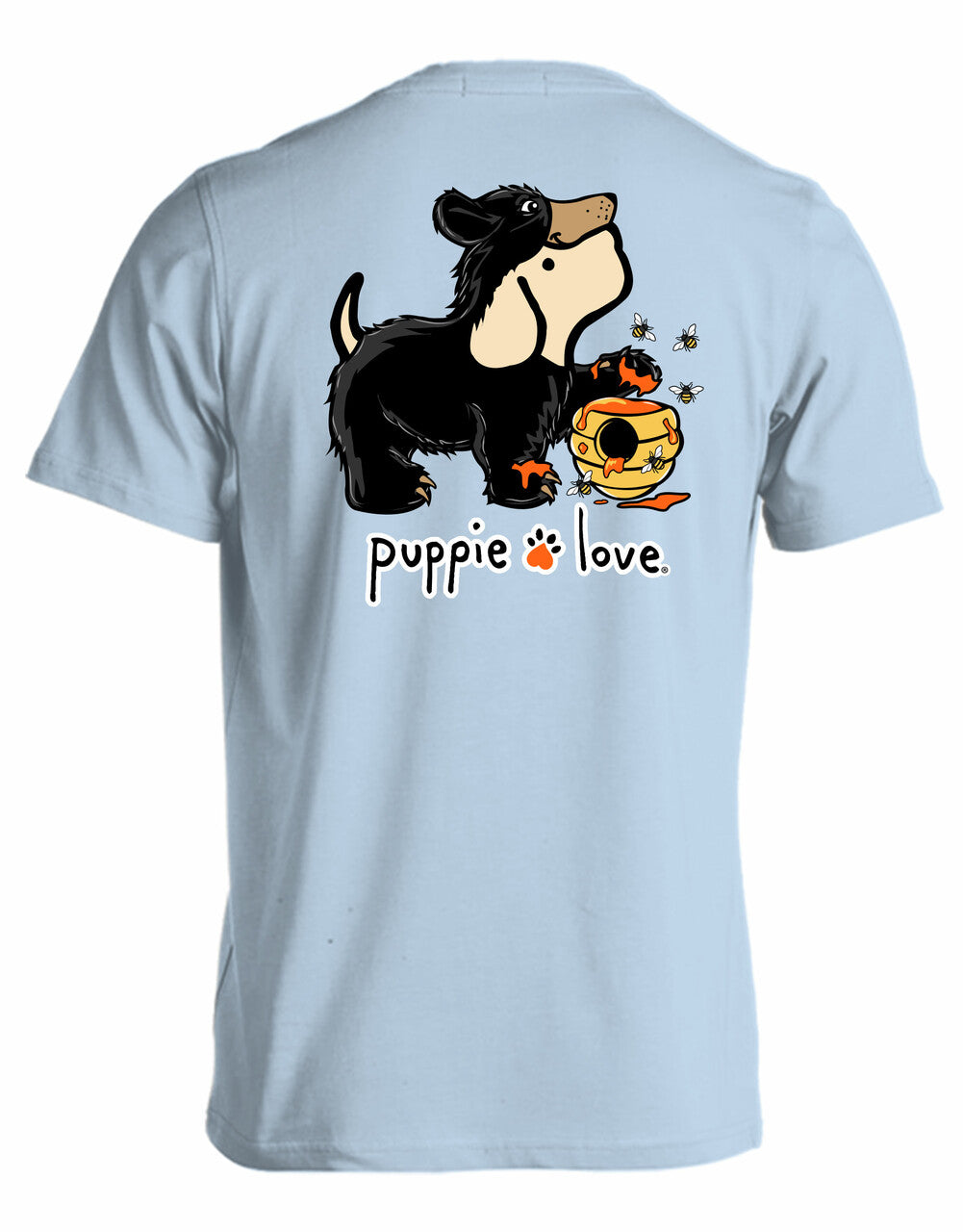 Black Bear Pup Short Sleeve By Puppie Love (Pre-Order 2-3 Weeks)