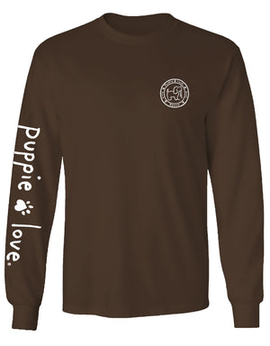 Bone Appetit Pup Long Sleeve Tee By Puppie Love (Pre-Order 2-3 Weeks)