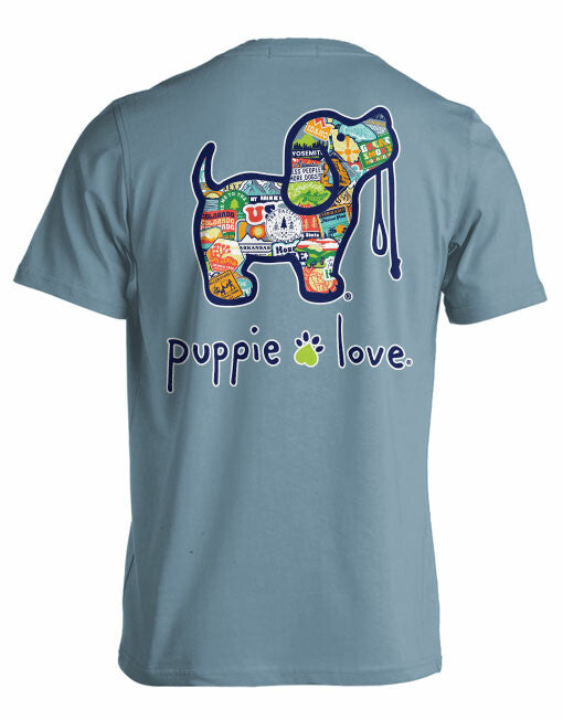 Camping Stickers Pup By Puppie Love (Pre-Order 2-3 Weeks)