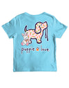 Youth Carrot Pattern Pup Short Sleeve By Puppie Love (Pre-Order 2-3 Weeks)