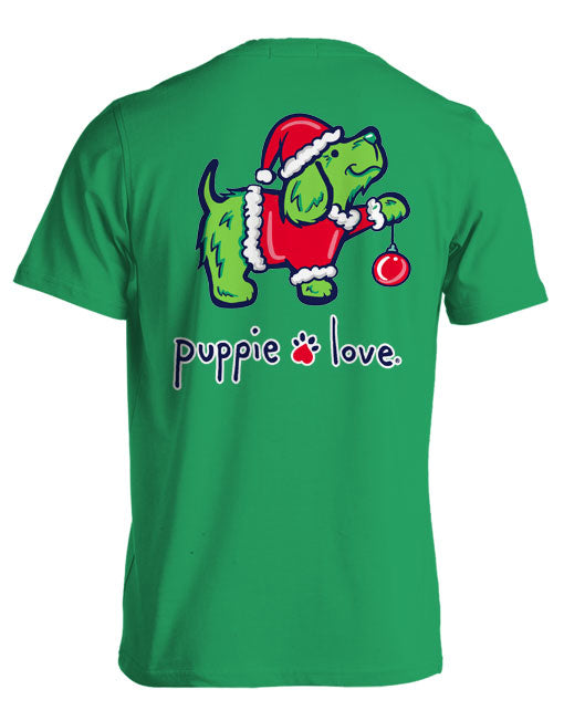 Christmas Grouch Pup Short Sleeve By Puppie Love (Pre-Order 2-3 Weeks)