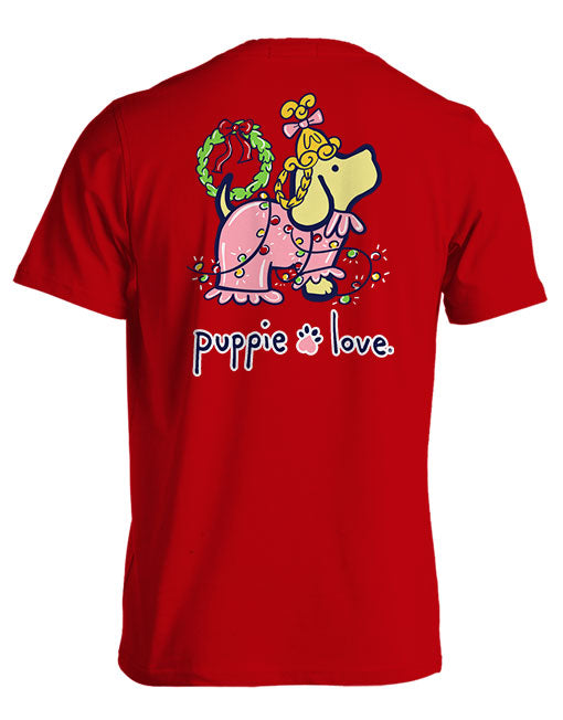 Christmas PJs Pup Short Sleeve By Puppie Love (Pre-Order 2-3 Weeks)