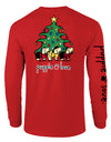 Christmas Tree Album Pups Long Sleeve Tee By Puppie Love (Pre-Order 2-3 Weeks)