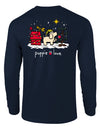 Crummy Christmas Pup Long Sleeve Tee By Puppie Love (Pre-Order 2-3 Weeks)