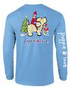 Elf Pup Long Sleeve Tee By Puppie Love (Pre-Order 2-3 Weeks)