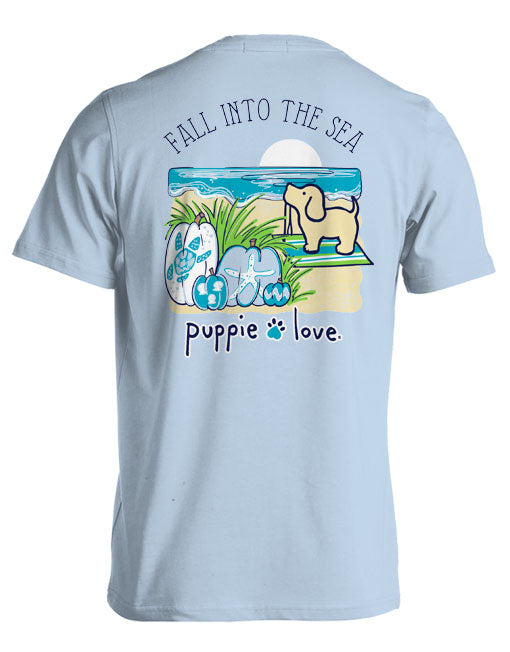 Fall Into The Sea Pup Short Sleeve By Puppie Love (Pre-Order 2-3 Weeks)