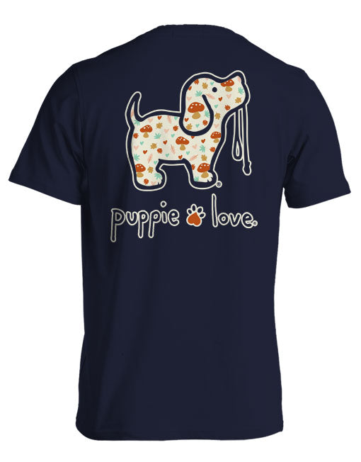 Fall Mushroom Pup Short Sleeve By Puppie Love (Pre-Order 2-3 Weeks)