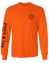 Ghost Pattern Pup Long Sleeve Tee By Puppie Love (Pre-Order 2-3 Weeks)