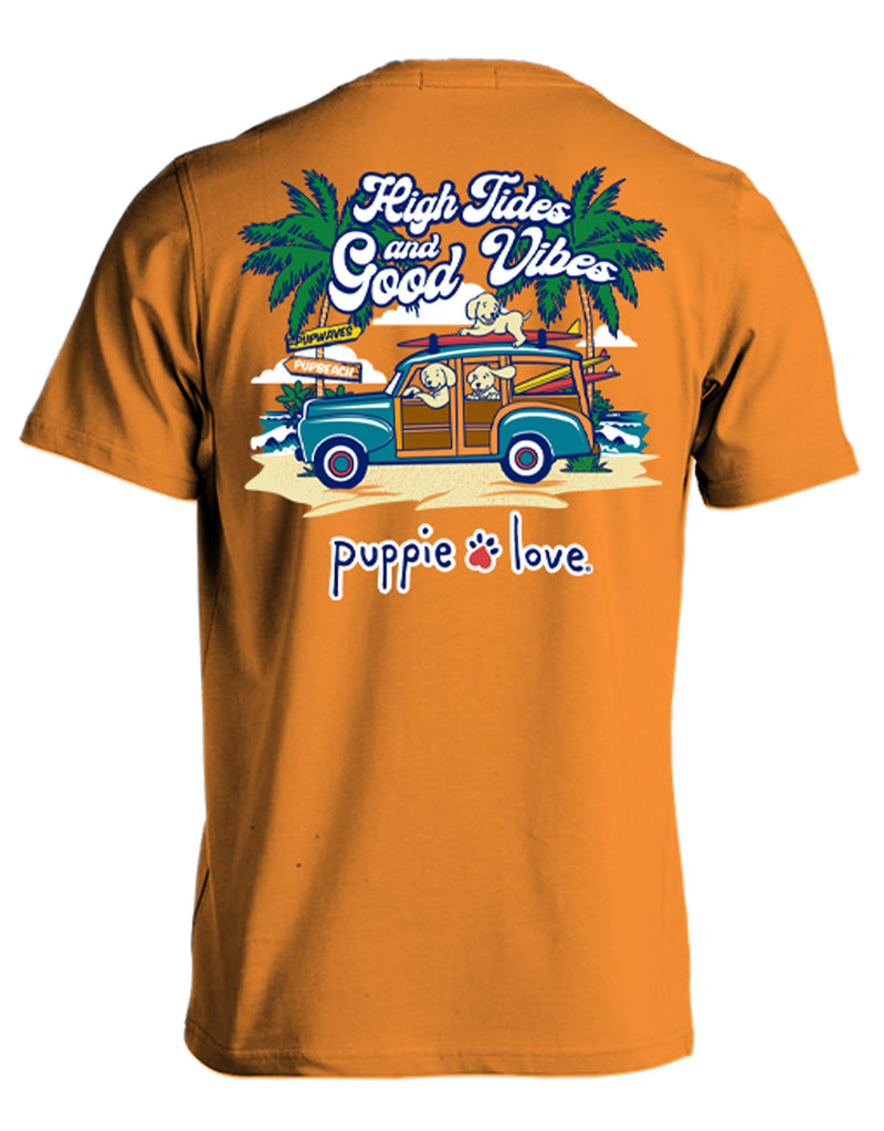 High Tides & Good Vibes Pup Short Sleeve By Puppie Love (Pre-Order 2-3 Weeks)