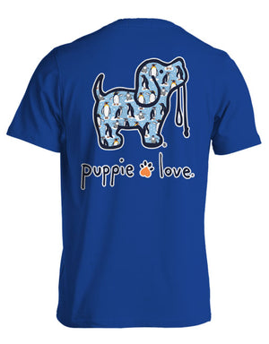 Penguin Pattern Pup Short Sleeve By Puppie Love (Pre-Order 2-3 Weeks)