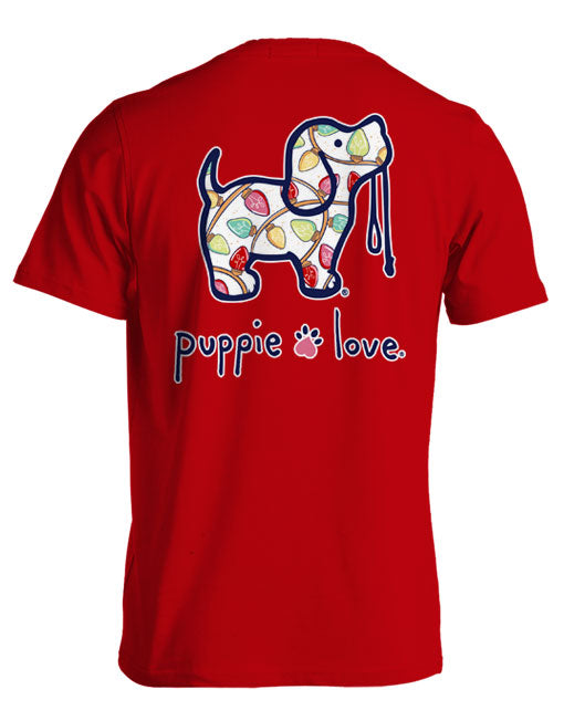 Rainbow Lights Pup Short Sleeve By Puppie Love (Pre-Order 2-3 Weeks)