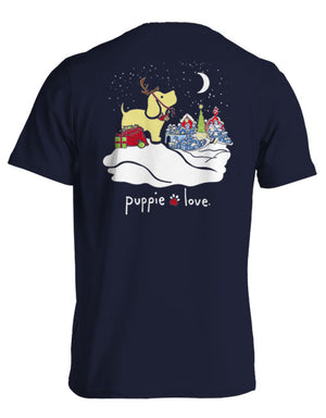 Reindeer Pup Short Sleeve By Puppie Love (Pre-Order 2-3 Weeks)