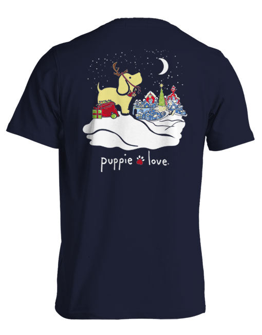 Reindeer Pup Short Sleeve By Puppie Love (Pre-Order 2-3 Weeks)
