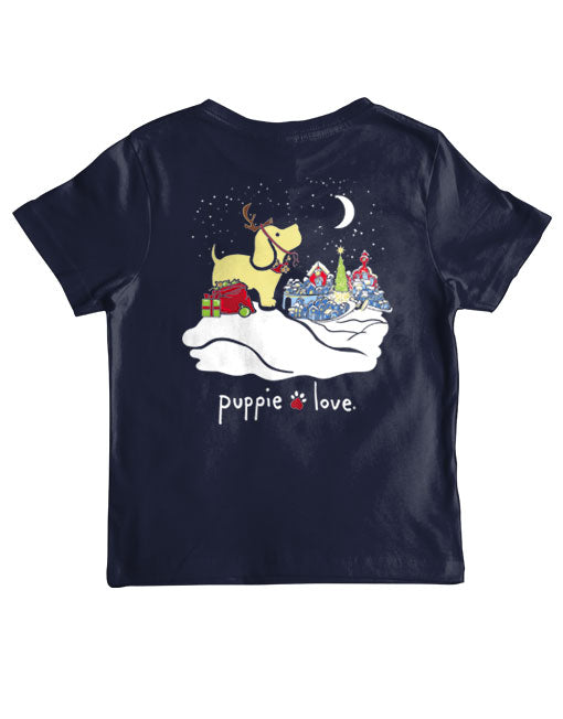 Youth Reindeer Pup Short Sleeve By Puppie Love (Pre-Order 2-3 Weeks)