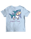 Youth Shark Pup Short Sleeve By Puppie Love (Pre-Order 2-3 Weeks)