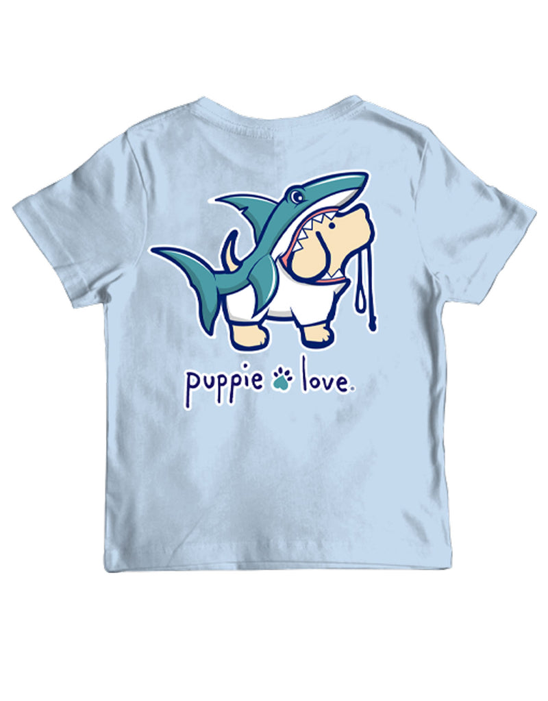 Youth Shark Pup Short Sleeve By Puppie Love (Pre-Order 2-3 Weeks)