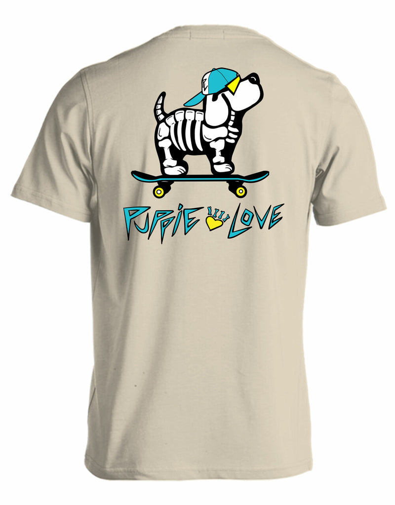 Skateboard Skeleton Pup By Puppie Love (Pre-Order 2-3 Weeks)