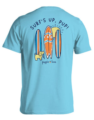 Surf's Up Pup Short Sleeve By Puppie Love (Pre-Order 2-3 Weeks)