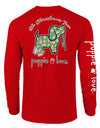 Tree Cake Pup Long Sleeve Tee By Puppie Love (Pre-Order 2-3 Weeks)
