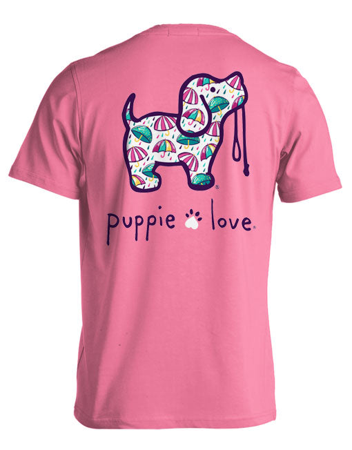 Umbrella Pattern Pup Short Sleeve By Puppie Love (Pre-Order 2-3 Weeks)