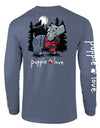 Werewolf Pup Long Sleeve Tee By Puppie Love (Pre-Order 2-3 Weeks)