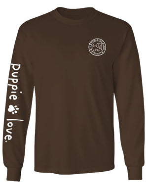 Western Pattern Pup Long Sleeve Tee By Puppie Love (Pre-Order 2-3 Weeks)