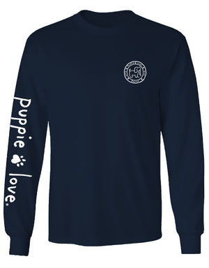 Witch Trio Pups Long Sleeve Tee By Puppie Love (Pre-Order 2-3 Weeks)