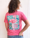 Southernology -Pink Flamingo Strut Your Stuff Tee Shirt (Lead Time 2 Weeks)