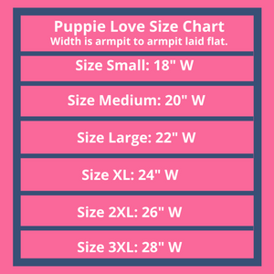Tiki Treats Pup Short Sleeve By Puppie Love (Pre-Order 2-3 Weeks)