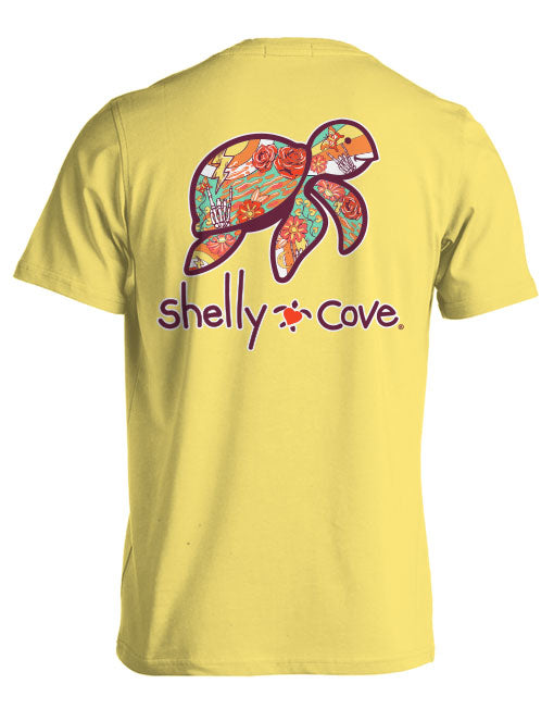 Retro Pattern Turtle By Shelly Cove (Pre-Order 2-3 Weeks)