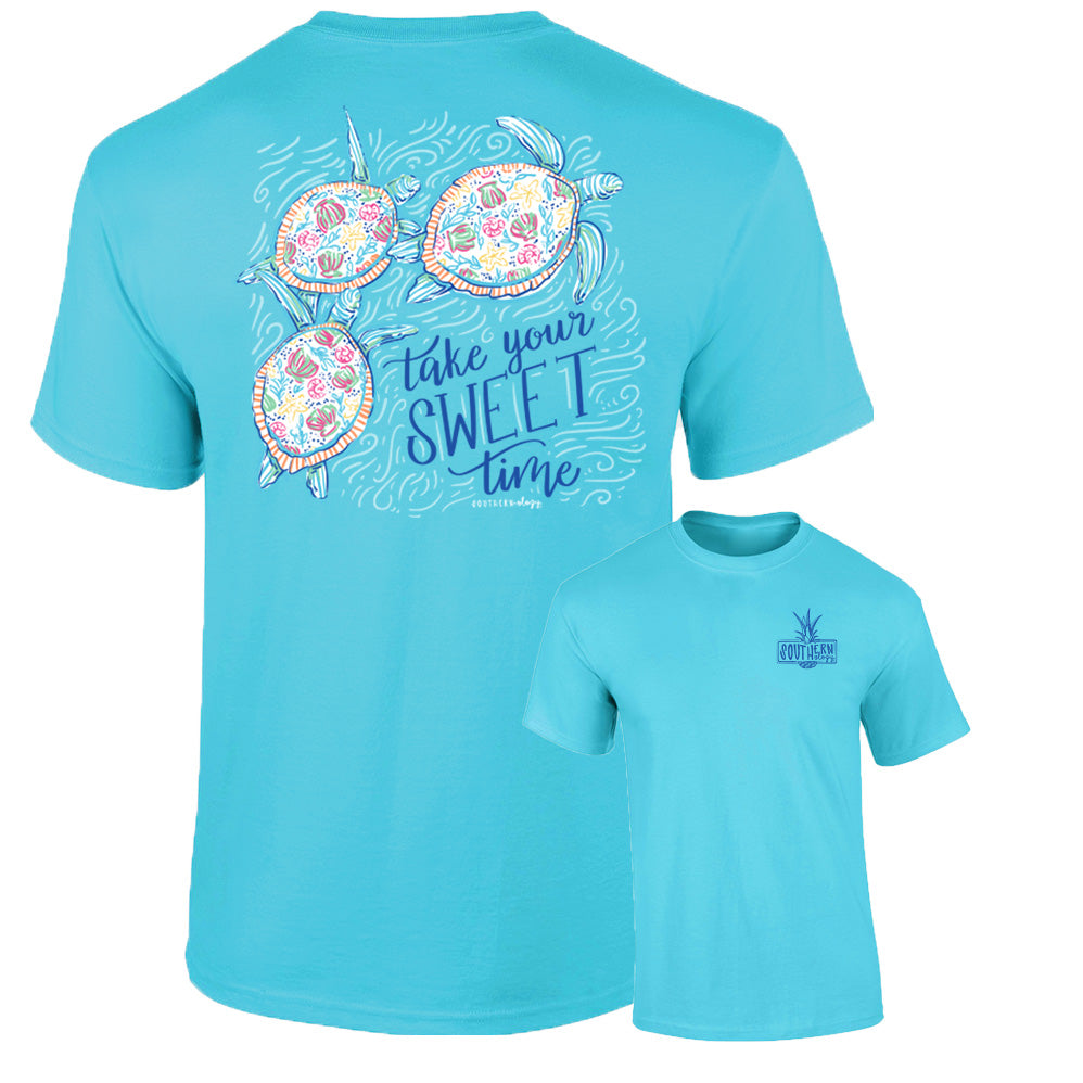 Southernology -Turtle Time Tee Shirt (Lead Time 2 Weeks)