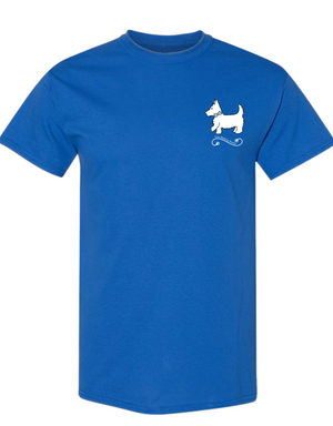 Winter Skating Dog Short Sleeve by Your Barking Buddy (Pre-Order 2-3 Weeks)