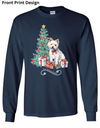 Christmas Tree Dog Long Sleeve by Your Barking Buddy- Front Print (Pre-Order 2-3 Weeks)