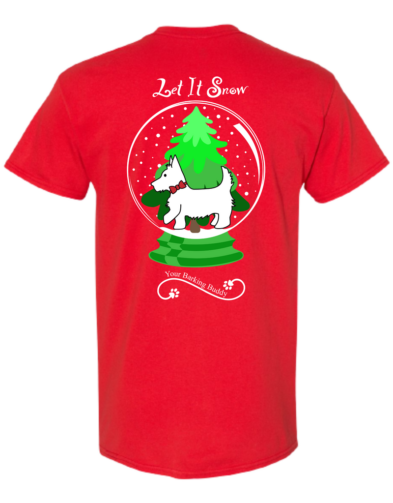 Snow Globe Dog Short Sleeve by Your Barking Buddy (Pre-Order 2-3 Weeks)