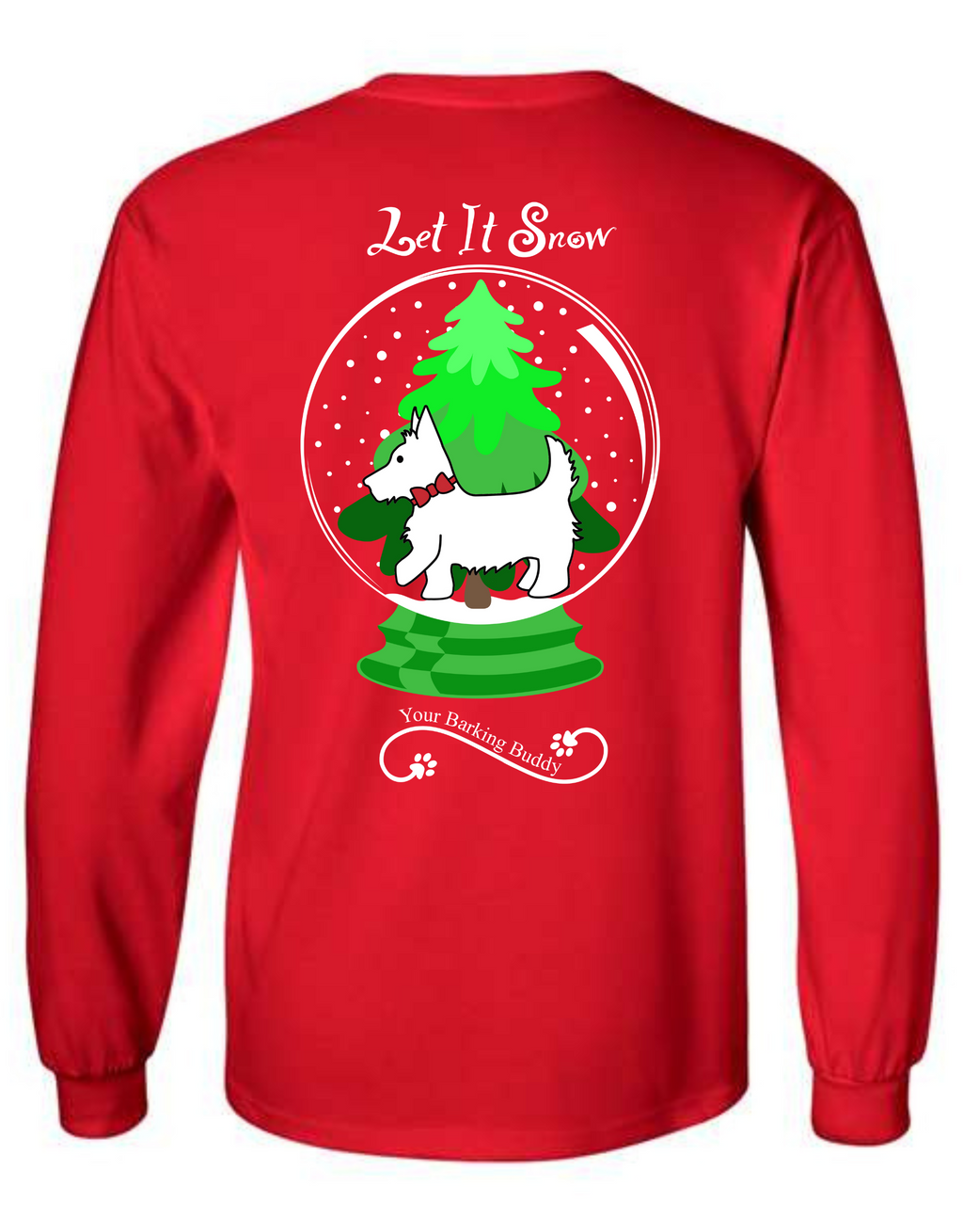 Snow Globe Dog Long Sleeve by Your Barking Buddy (Pre-Order 2-3 Weeks)