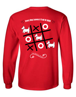Tic Tac Toe Dog Long Sleeve by Your Barking Buddy (Pre-Order 2-3 Weeks)