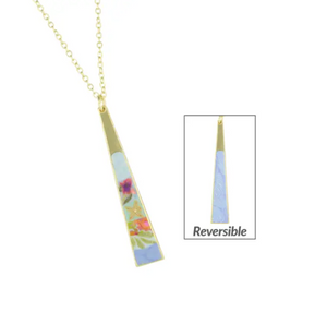 Beach Day Reversible Triangle Necklace by Jilzarah