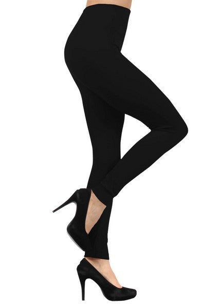 Black Fleece Leggings - One Size (0-14)
