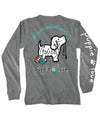Football & My Dog Long Sleeve Tee By Puppie Love