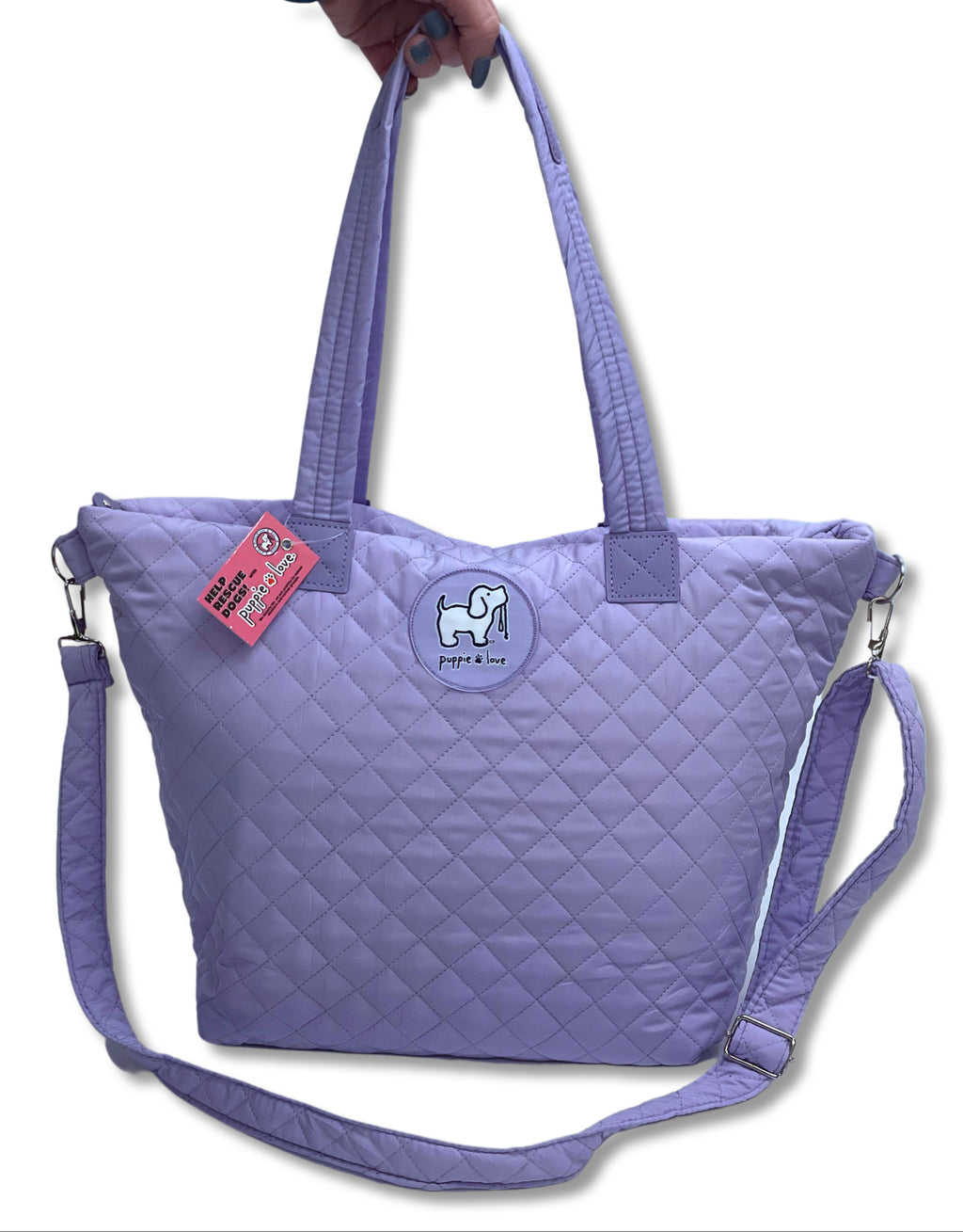 Orchid Tote Bag by Puppie Love (Pre-Order 2-3 Weeks)