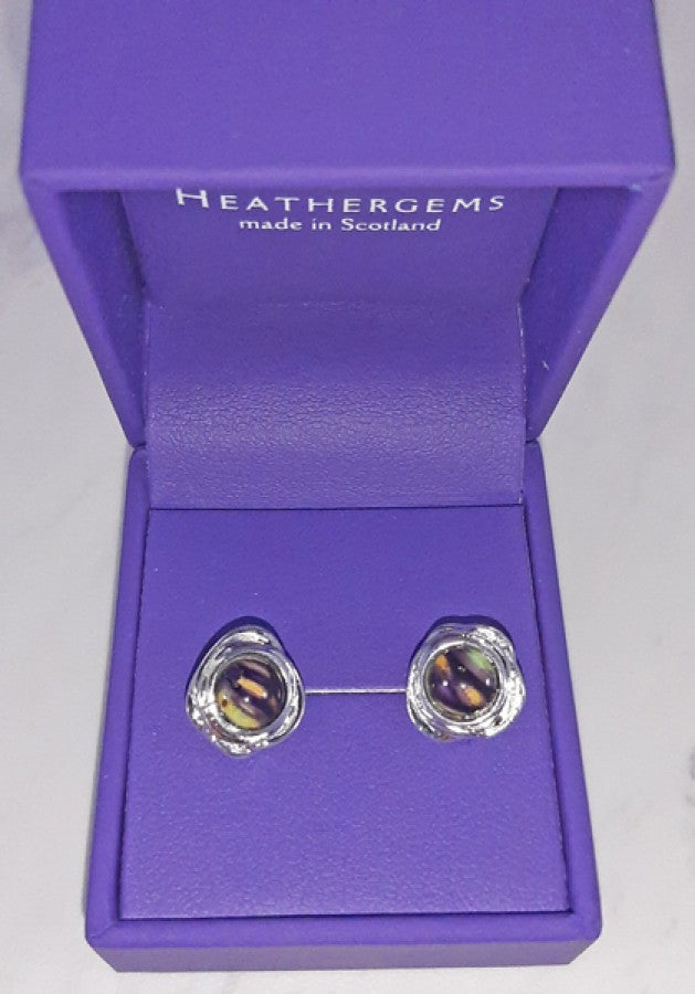 SWIRL EARRINGS BY HEATHER GEMS