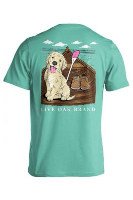Canoe Puppy Short Sleeve By Live Oak Brand (Pre-Order 2-3 Weeks)