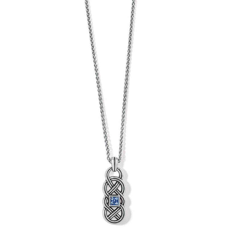 Interlok Lustre  Blue Necklace by Brighton