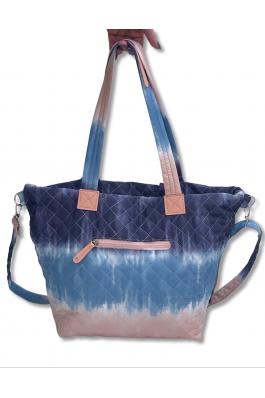 Striped Tie Dye Tote Bag by Puppie Love (Pre-Order 2-3 Weeks)