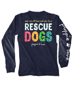 Small Town Girl Long Sleeve Tee By Puppie Love (Pre-Order 2-3 Weeks)