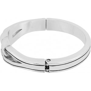 Interlok Hinged Bangle by Brighton