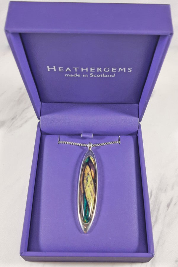 LONG OVAL PENDANT BY HEATHER GEMS